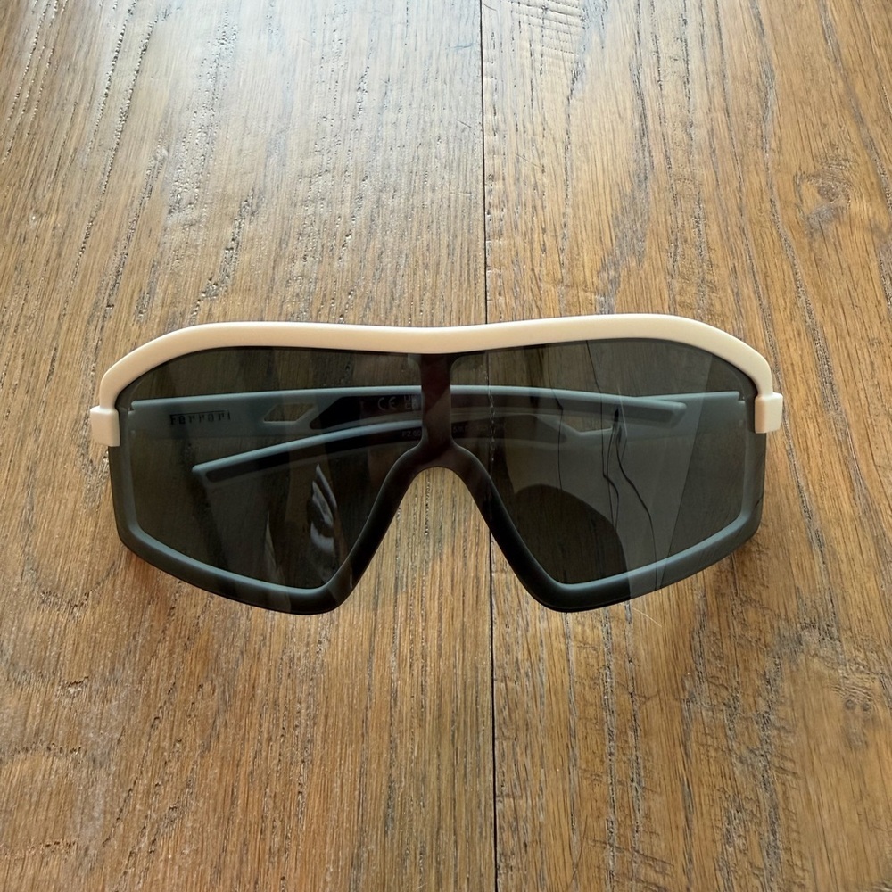 Ferrari Sunglasses — FZ 6010U — Matte White/Grey